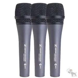 Sennheiser e835 Dynamic Cardioid Vocal Microphone (3-Pack)