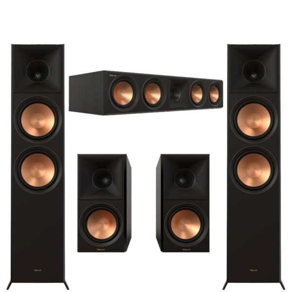 Klipsch Reference Premiere RP-8060FA II 5.0 Home Theater Pack, Ebony